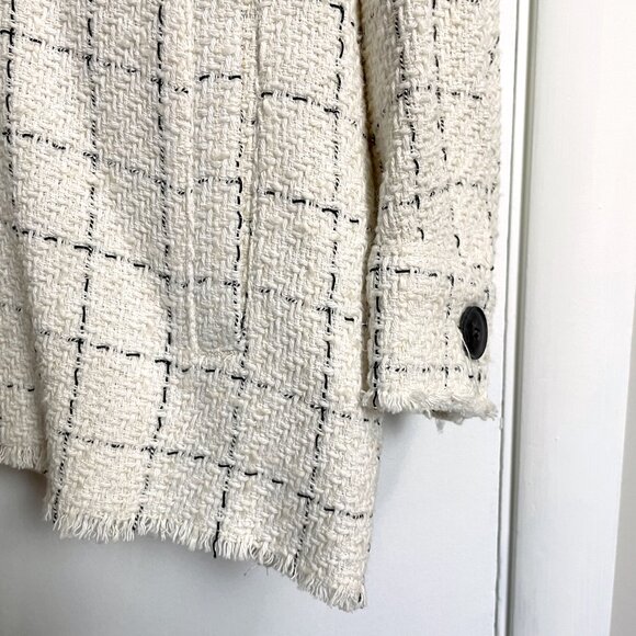 Zara textured plaid overshirt - size XXL - NWT - Picture 4 of 8